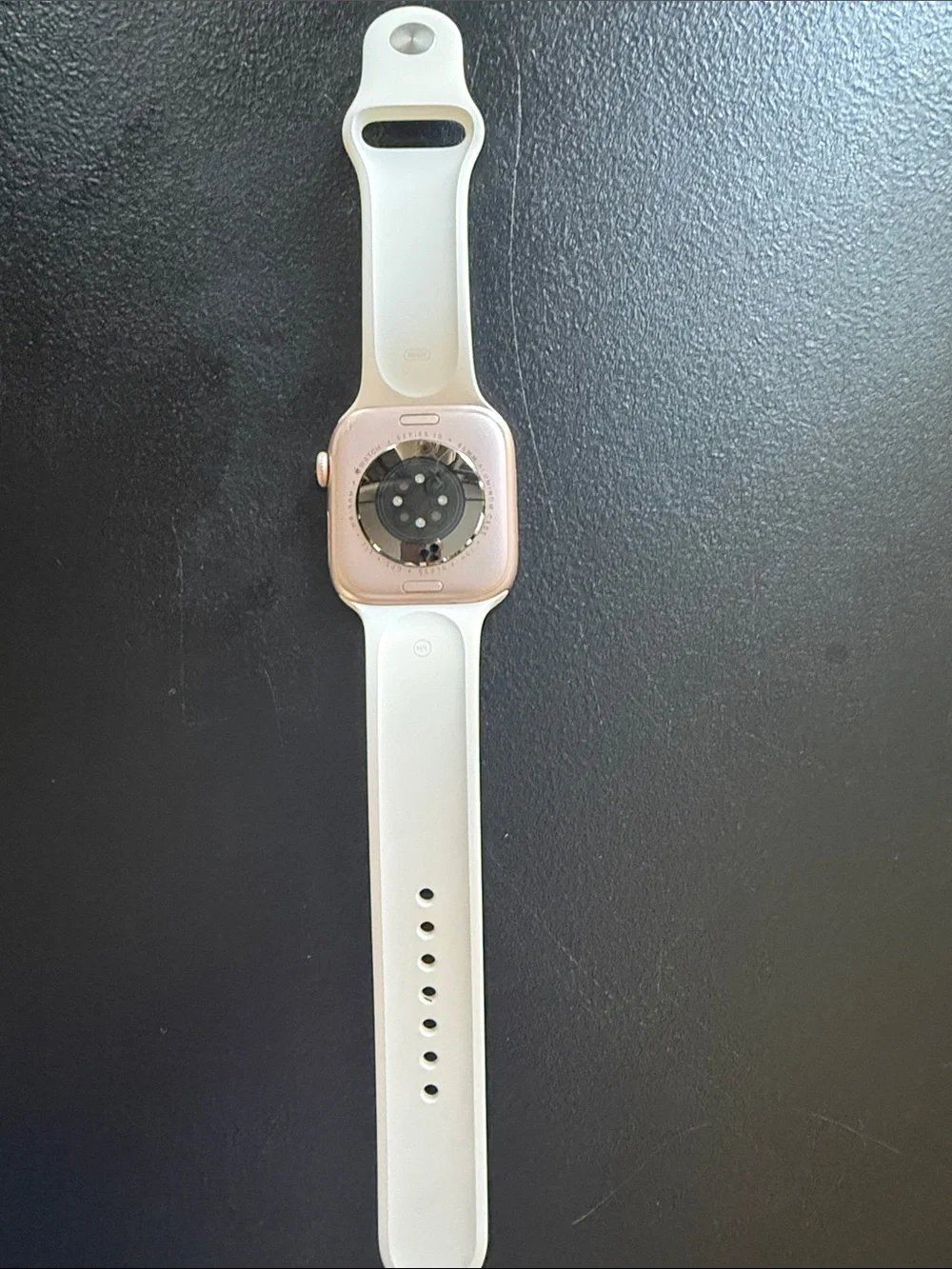 Apple Watch Series 10 GPS Rose Gold Aluminum Case with White Sport Band - Picture 5 of 5